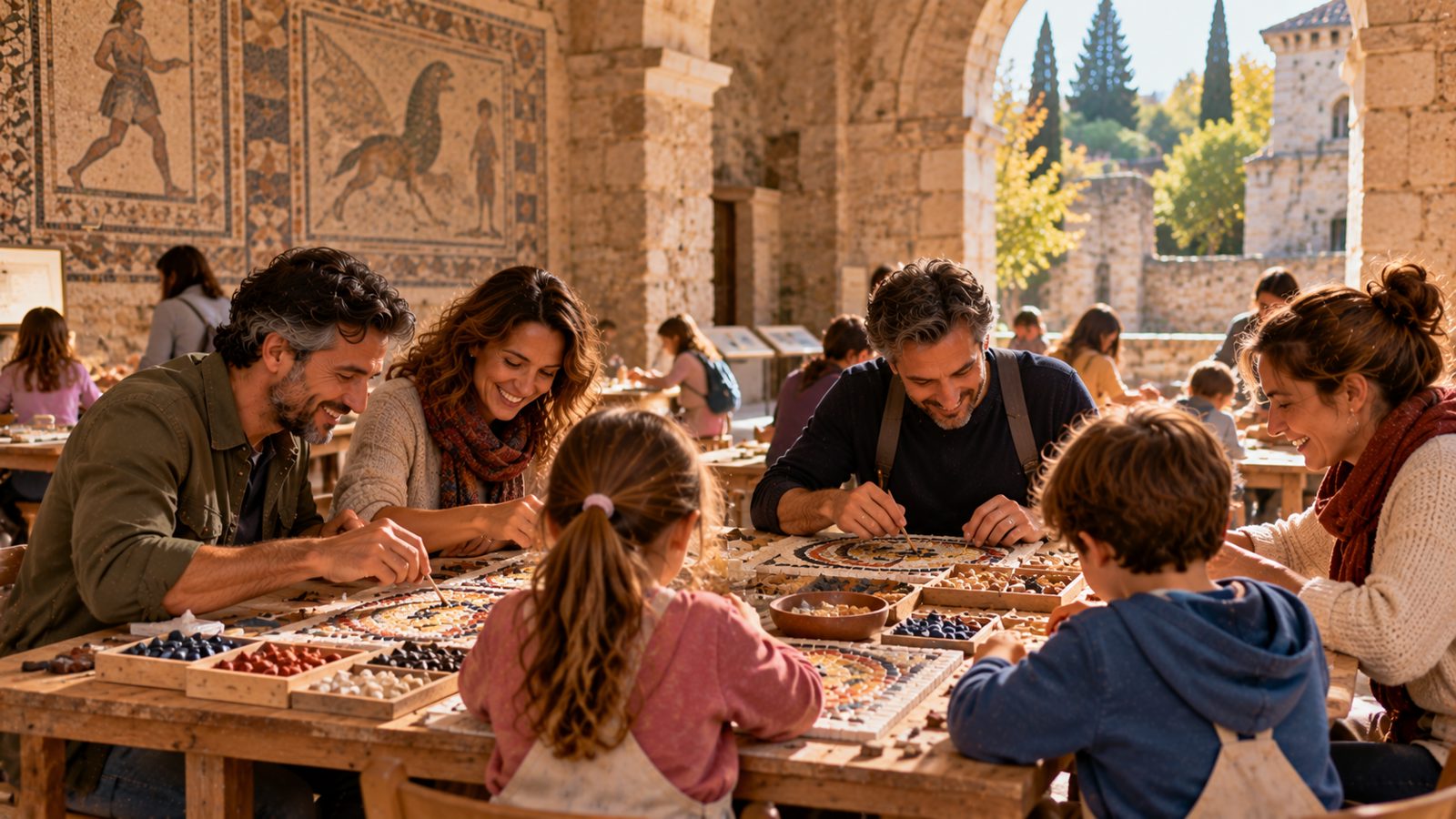¿Hacemos un mosaico romano? Taller en Centcelles