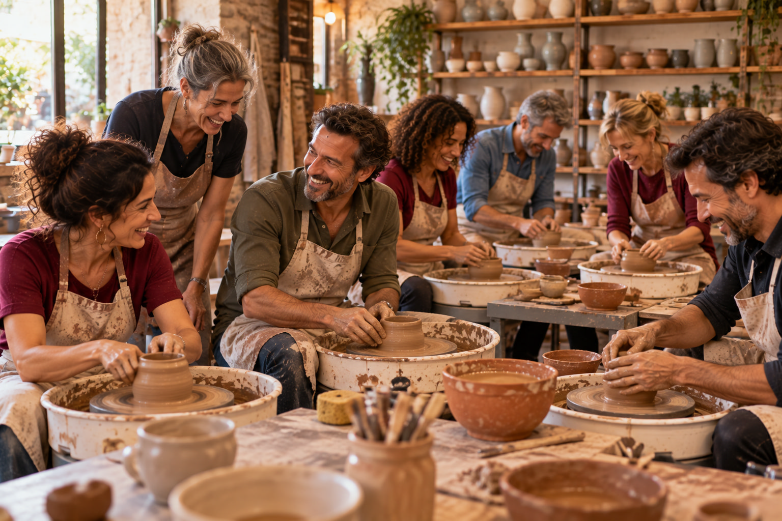 Fira d'Artesans del Vallès en el centro de Granollers