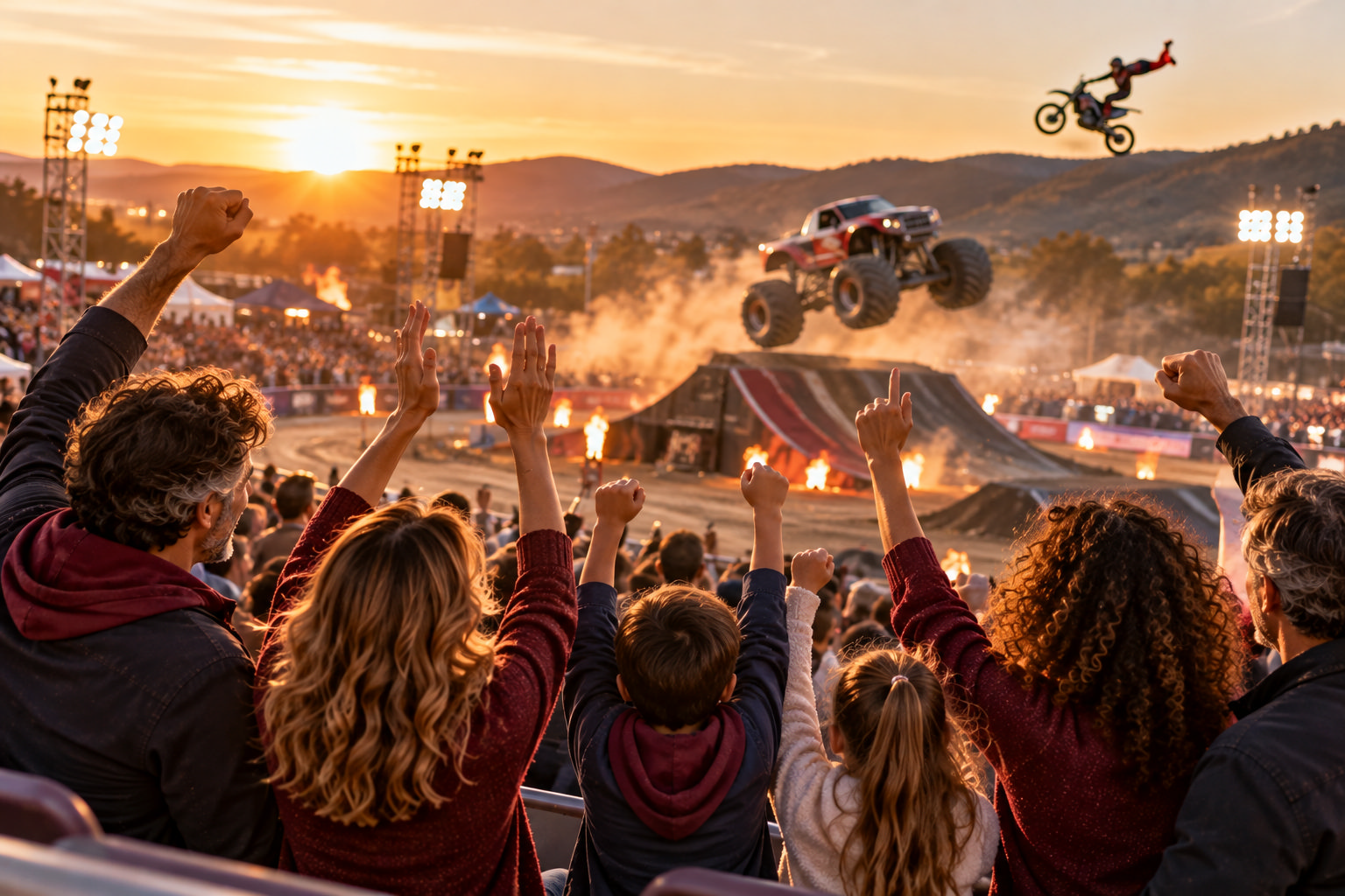 Motor Stunt Show en Cardedeu: coches, motos y monster trucks en familia